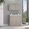 Tuhome Zurich Cabinet Set, Two Shelves, Light Gray SLZ6762 - alternate 2